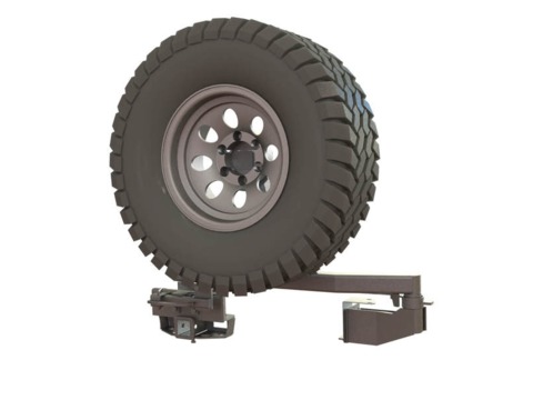 Калитка в штатный бампер Toyota Land Cruiser 100