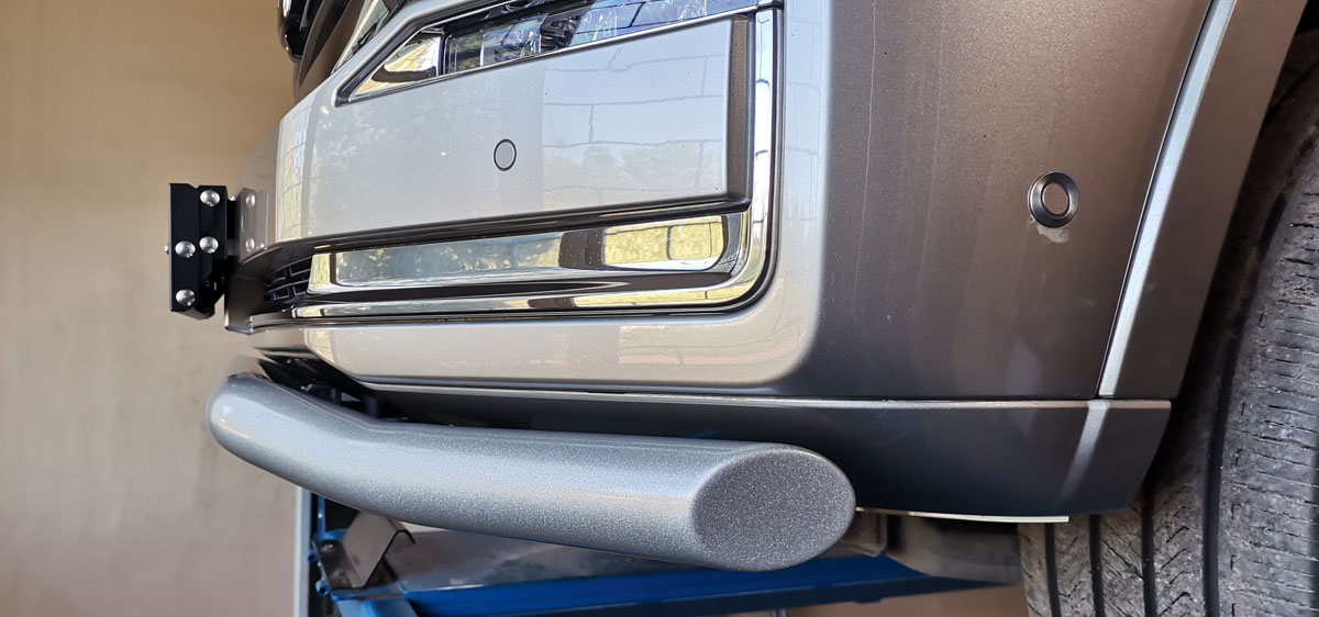 Бампер РИФ силовой передний/защита штатного бампера TANK 500 c защитой радиатора (устанавливается только с площадкой под лебёдку RIFT50-30000)