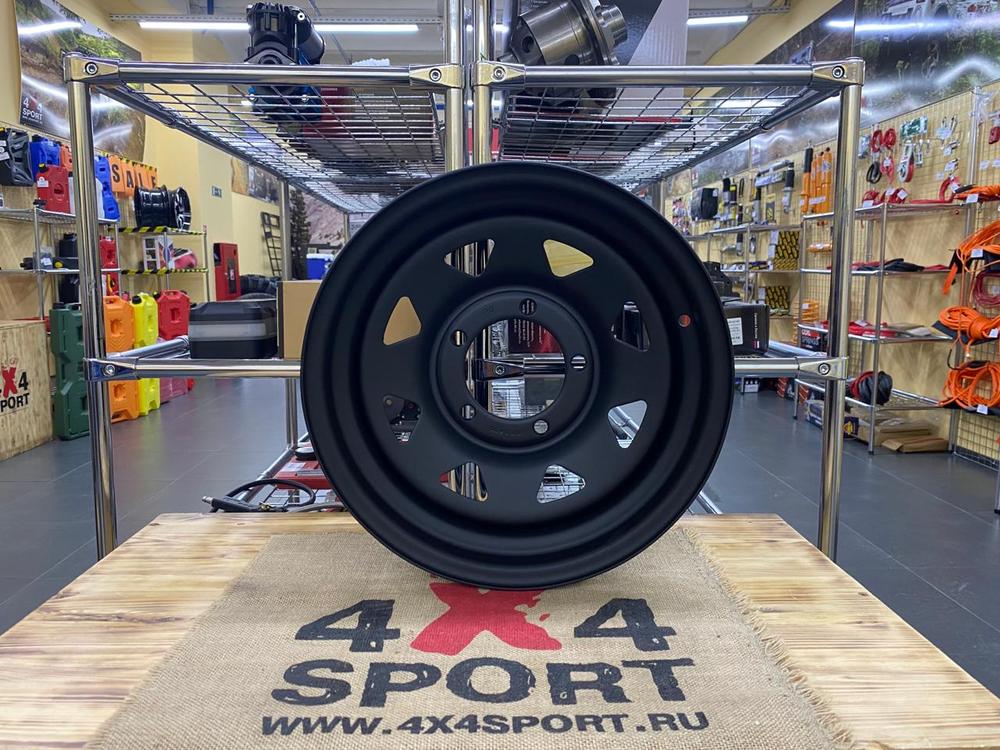 Диск колесный стальной штампованный ORW 64M, 5x139.7, 15x7, ET0, ЦО 110, черный матовый