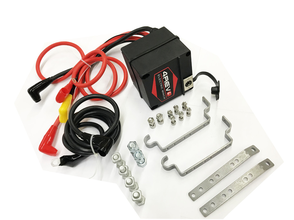 Лебедка автомобильная 4REVO SRX Fast Speed 10000 12В стальной трос