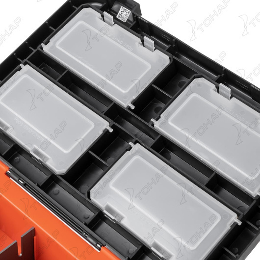 Ящик рыболовный зимний HELIOS PIKE, 19л, оранжевый