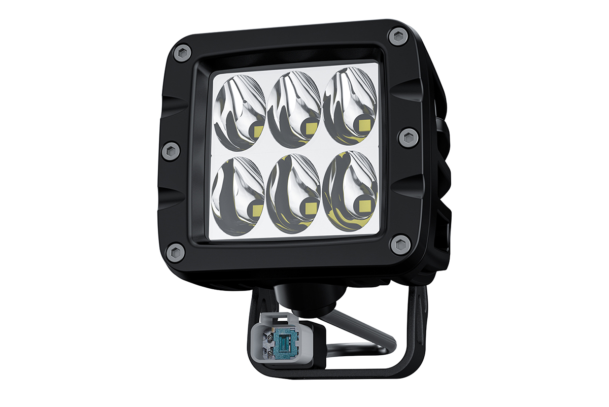 Светодиодные фары водительского света AURORA 76x76 мм 30W LED (комплект 2 шт)