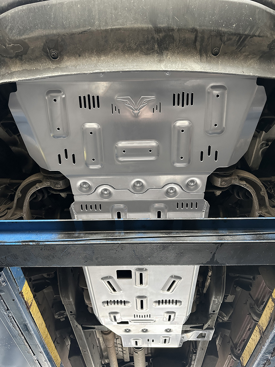 Защита Falcon радиатора, картера, РК, КПП для Dodge RAM 1500 2022-2024, алюминий, 8 мм