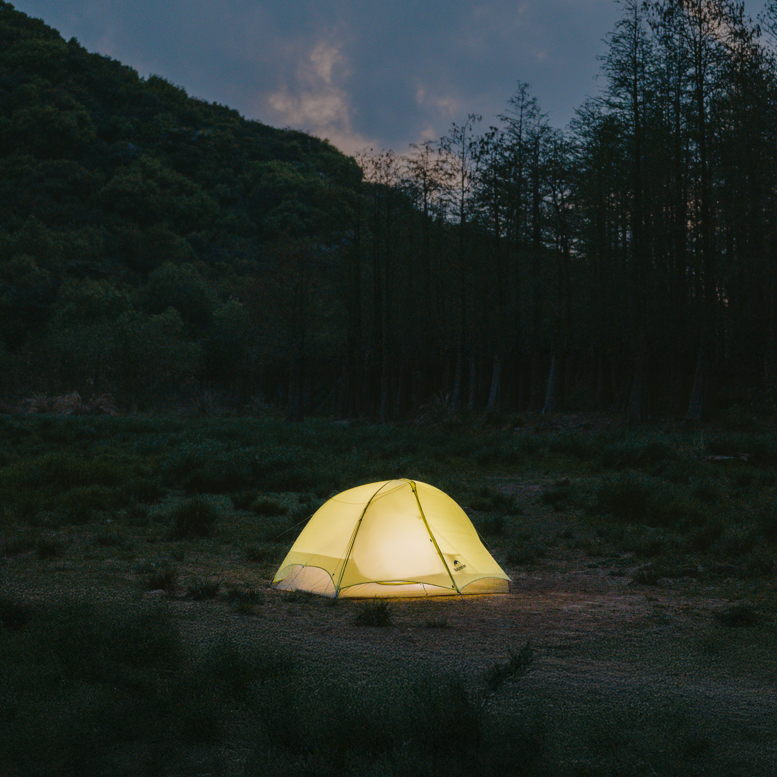 Палатка Naturehike Star Trails EXT Si 1-местная, алюминиевый каркас, сверхлегкая, желтая