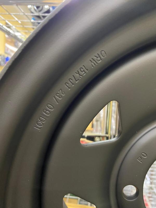 Диск колесный стальной штампованный ORW 64M, 5x139.7, 15x7, ET0, ЦО 110, черный матовый