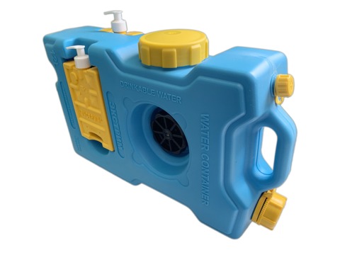 Контейнер для воды 12 л голубой