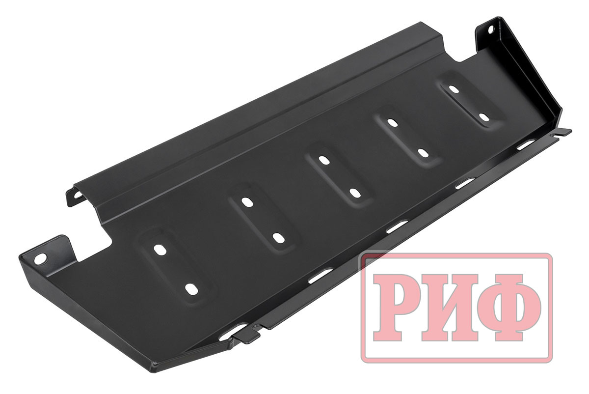 Бампер РИФ силовой передний Mitsubishi Pajero IV под площадку для лебёдки RIFPJR-30000 с защитой радиатора