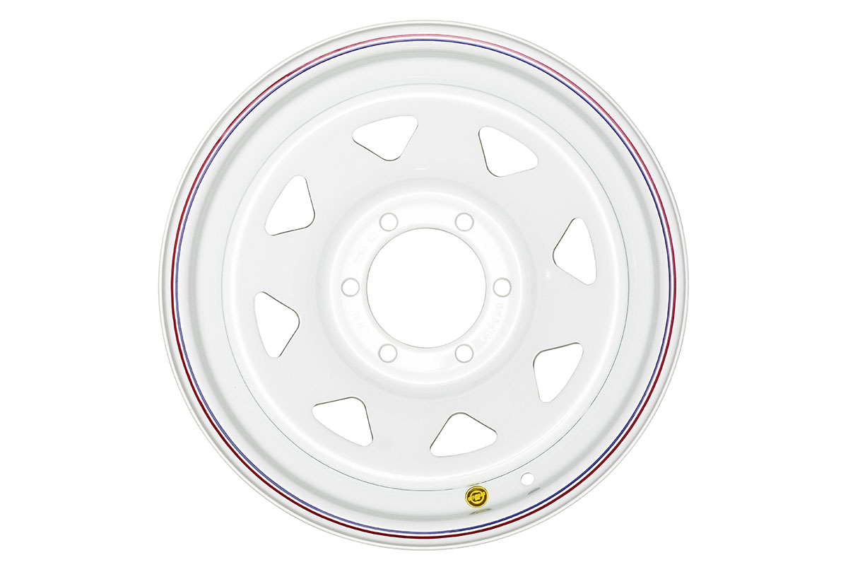 Диск усиленный стальной белый 6x139,7 8xR16 d110 ET+10 (треуг.)