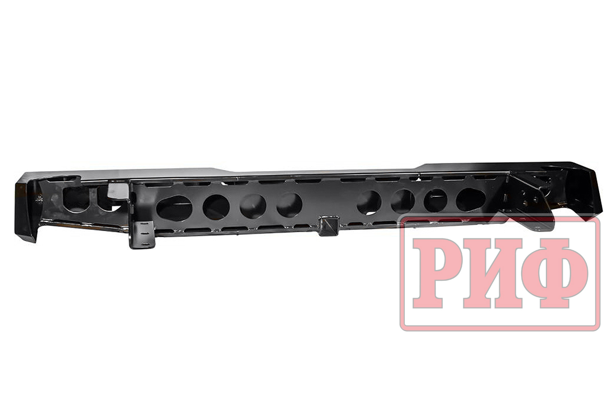 Бампер задний с квадратом под фаркоп для Nissan Navara D40 РИФ