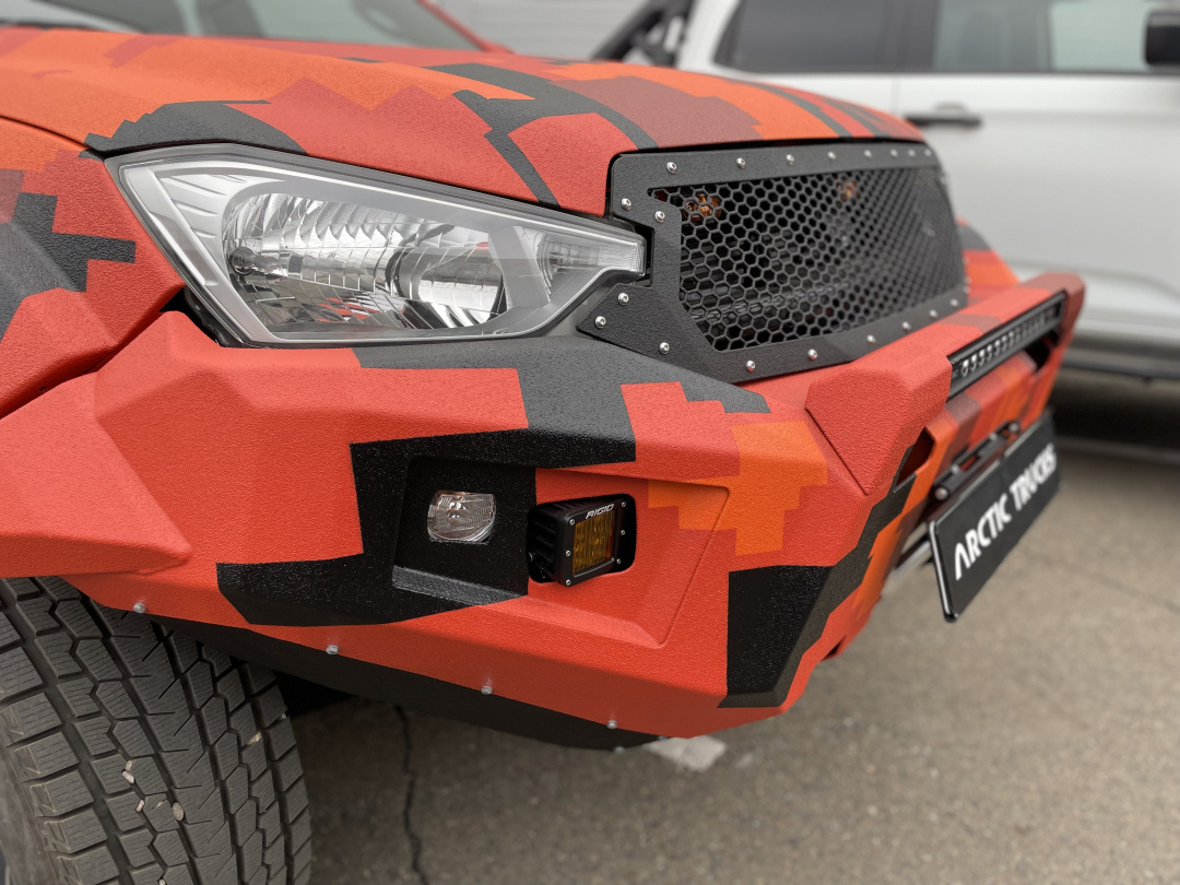 решетка радиатора STC ISUZU D-MAX в бампер силовой передний