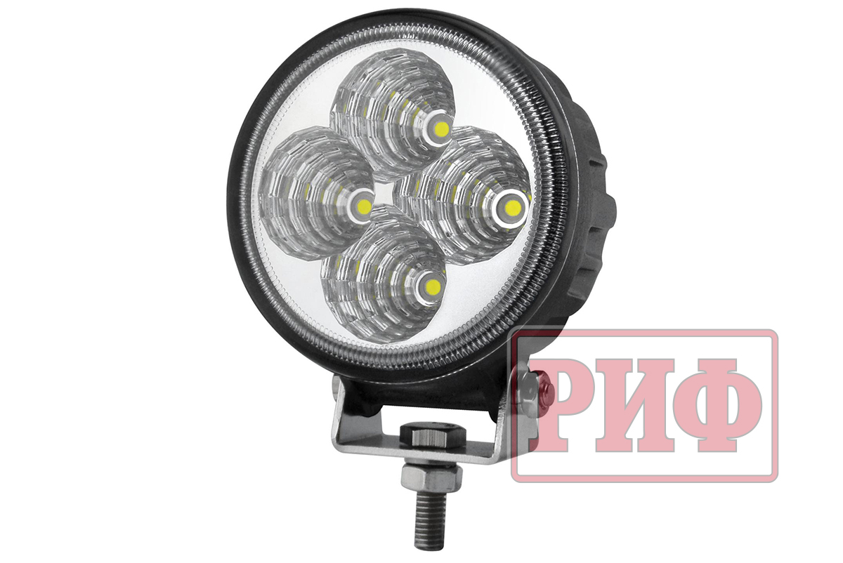 Бампер РИФ силовой передний Toyota Land Cruiser 200 2007-2015 c доп. фарами и защитой бачка омывателя