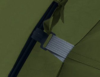 Палатка Naturehike P-Series 2-местная, алюминиевый каркас, салатовая