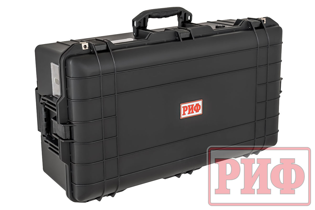 Кейс защитный ударопрочный РИФ 828х467х280 мм IP67 на колесах с телескопической ручкой (уценка)