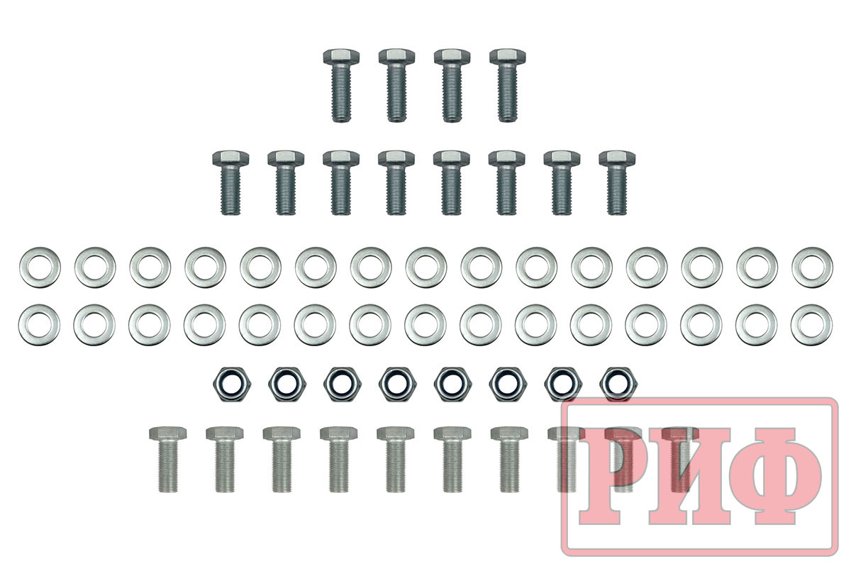 Бампер задний силовой/защита штатного бампера РИФ Nissan Patrol Y62 c квадратом под фаркоп
