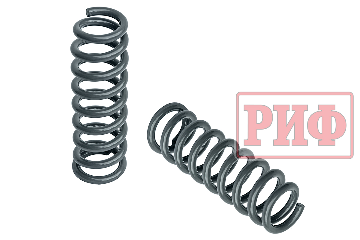Пружины РИФ передние Toyota Land Cruiser Prado 90/95 нагрузка +50 кг, лифт 2