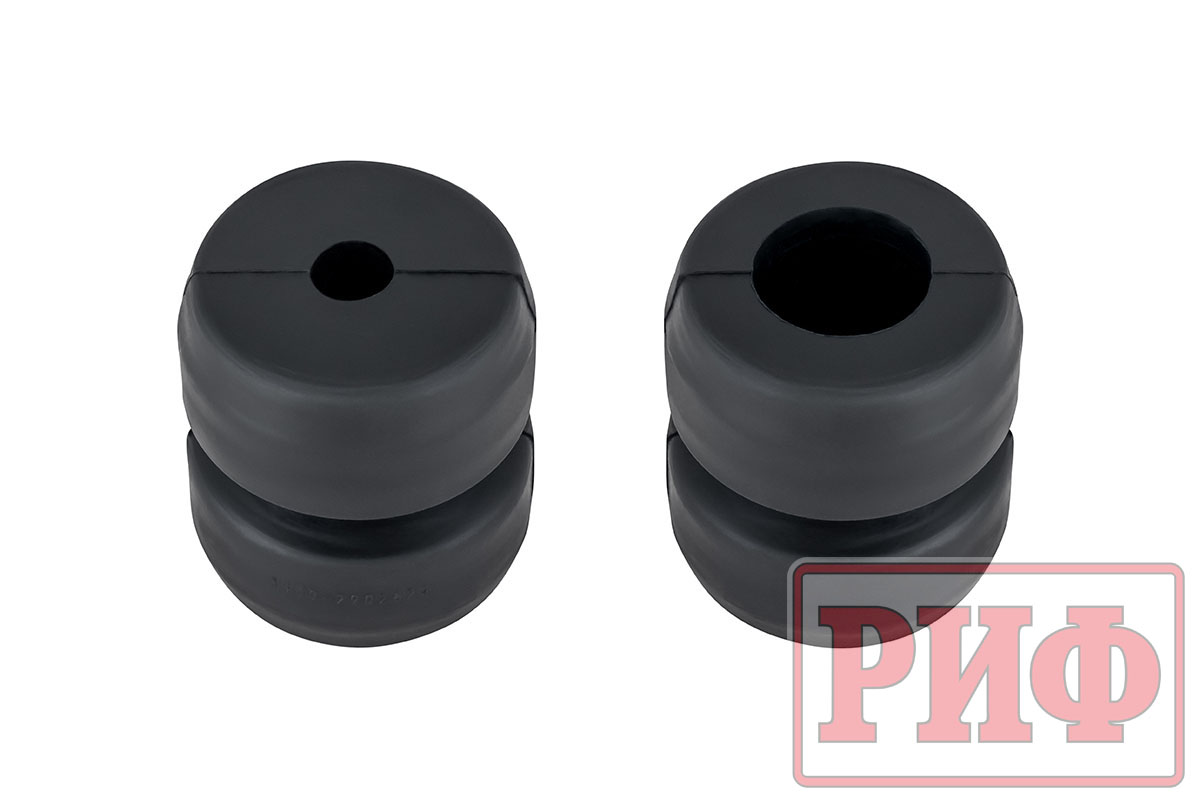 Комплект дополнительных пружин РИФ с кронштейнами для задней оси на УАЗ Патриот 2019+ (двухлистовая рессора)