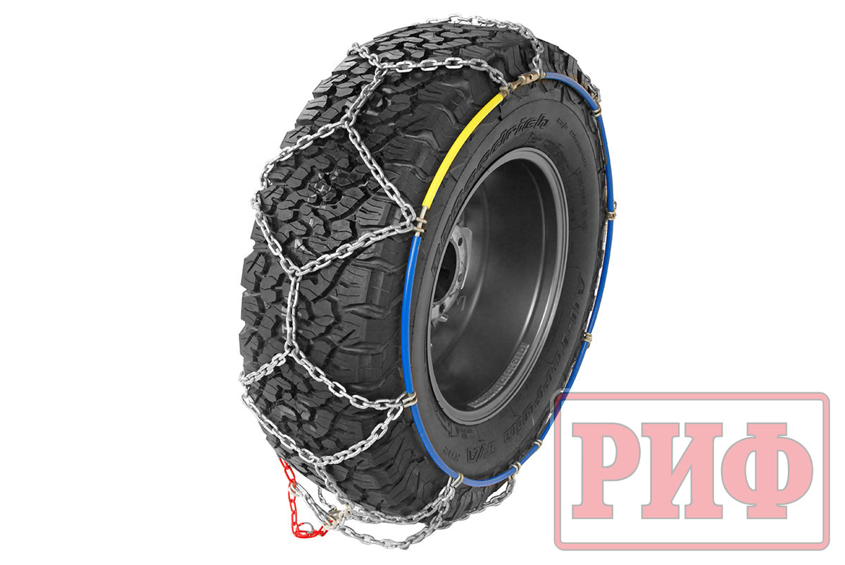Цепи противоскольжения РИФ 4х4 "соты" 16 мм, 275/60R20 (к-т 2 шт.)