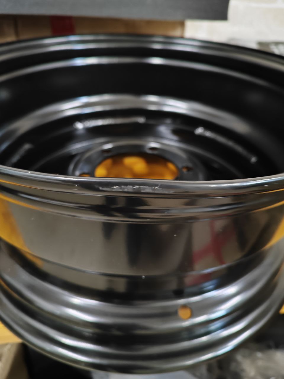 Диск усиленный стальной черный 6x139,7 7xR16 d110 ET+30 (уценка)