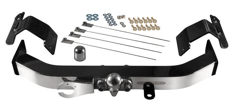 Фаркоп Lc200 хром (розетка на балке)