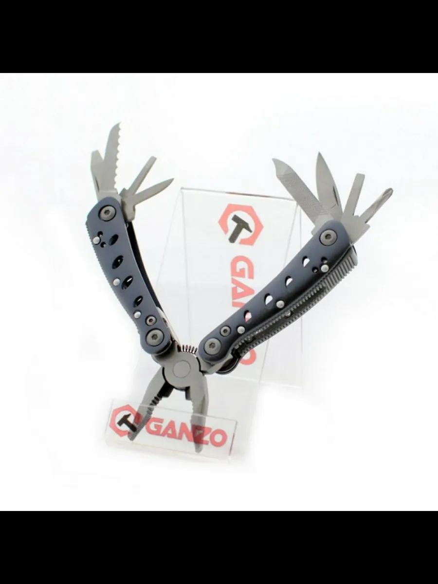 Мультитул Ganzo G2019S, 11 предметов, цв.синий