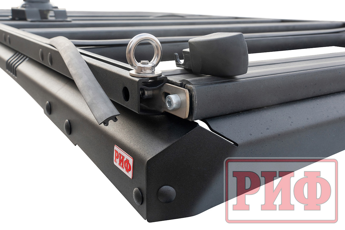 Багажник экспедиционный (платформа) алюминиевый РИФ 1250x2080 мм для TANK 400 (с крепежом)