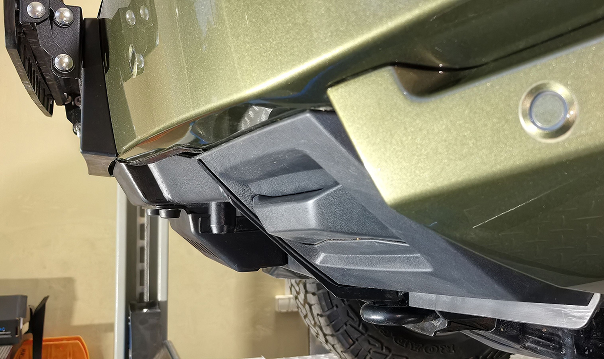 Площадка РИФ под лебёдку в штатный бампер TANK 400