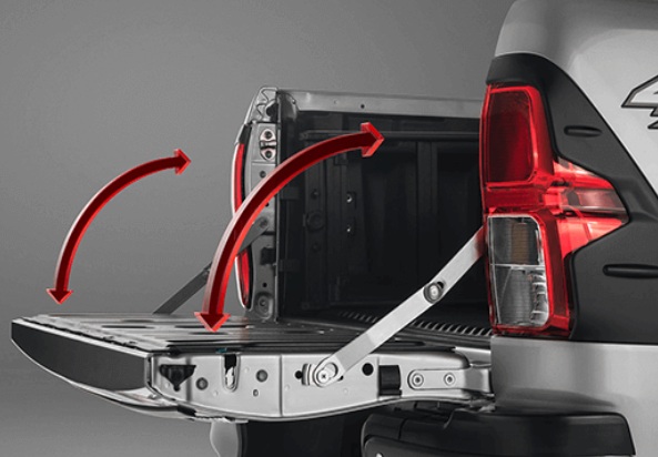 Механизм плавного открывания заднего борта Hilux revo