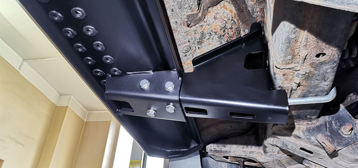 Пороги РИФ силовые Toyota Land Cruiser Prado 120