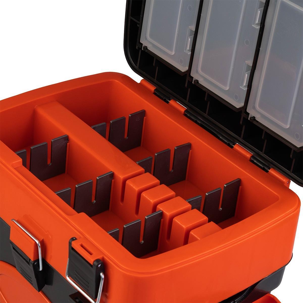 Ящик рыболовный зимний HELIOS FishBox (10л) оранжевый