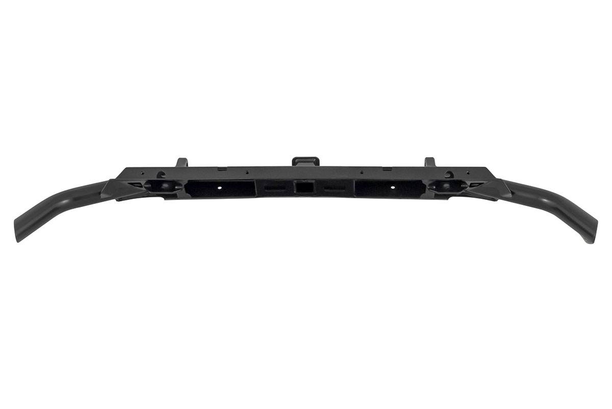 Бампер передний силовой/защита штатного бампера РИФ Renault Duster 2015-2020 с квадратом под фаркоп и защитой радиатора