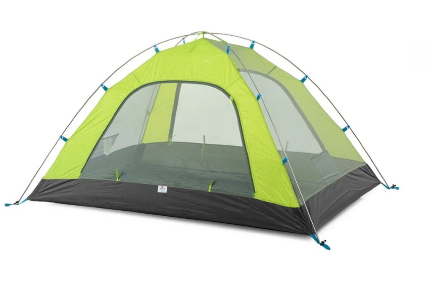 Палатка Naturehike P-Series 3-местная, алюминиевый каркас, желтая