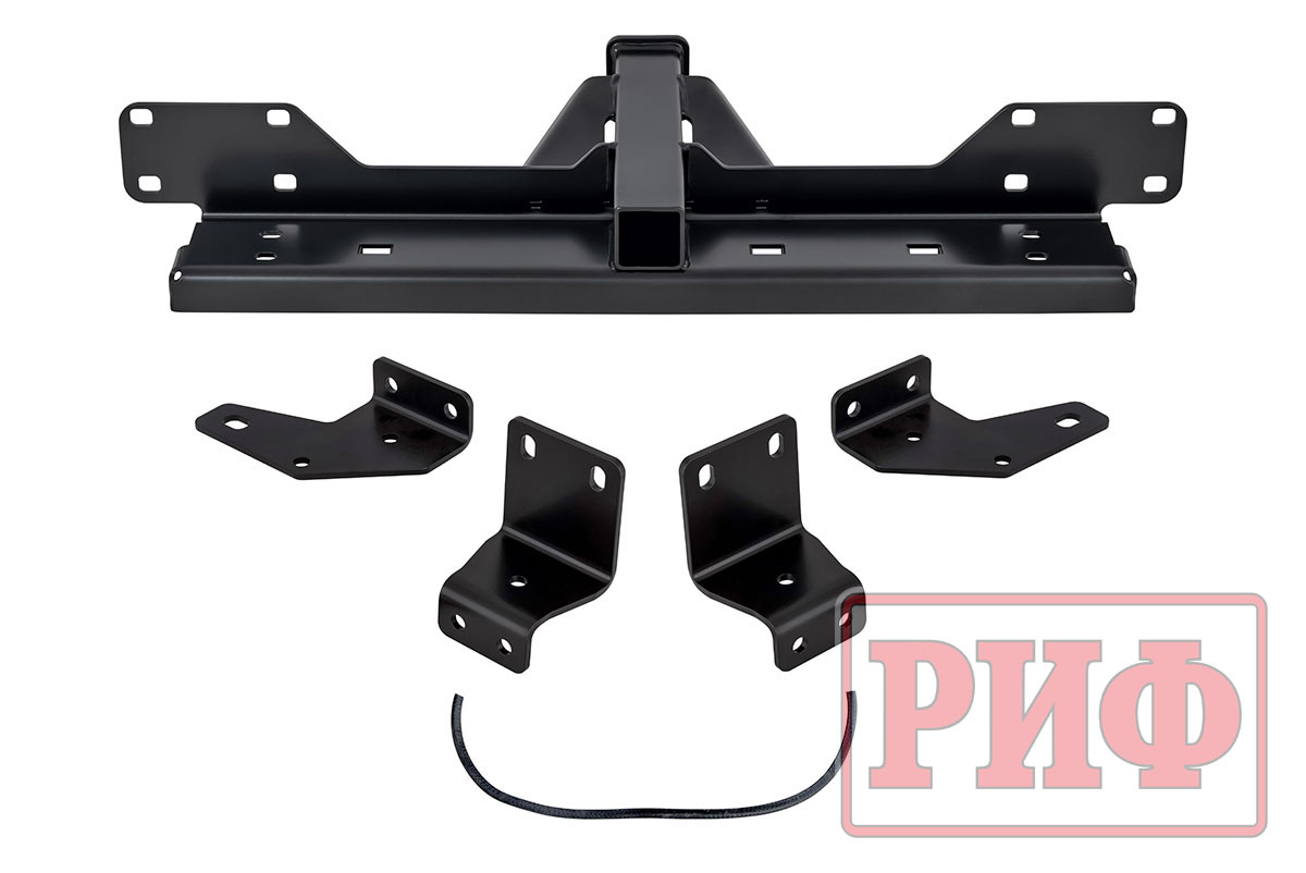 Переходник РИФ для съёмной лебедки в передний штатный бампер Toyota Hilux 2015+