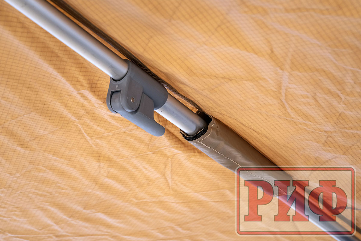 Маркиза автомобильная РИФ комбинированная (прямоугольная с веерной частью) 2,0х2,0 м (правая)