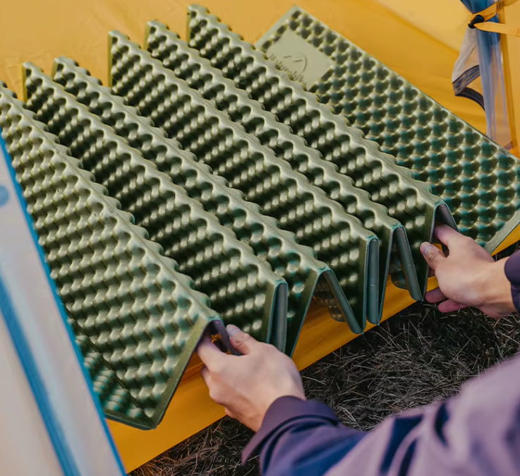 Коврик туристический Naturehike 195х60х1.8 см. IXPE, зеленый