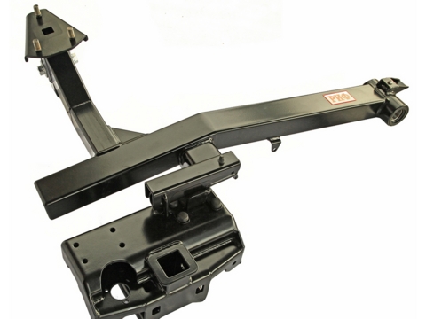 Калитка РИФ с квадратом под фаркоп в штатный задний бампер LC200