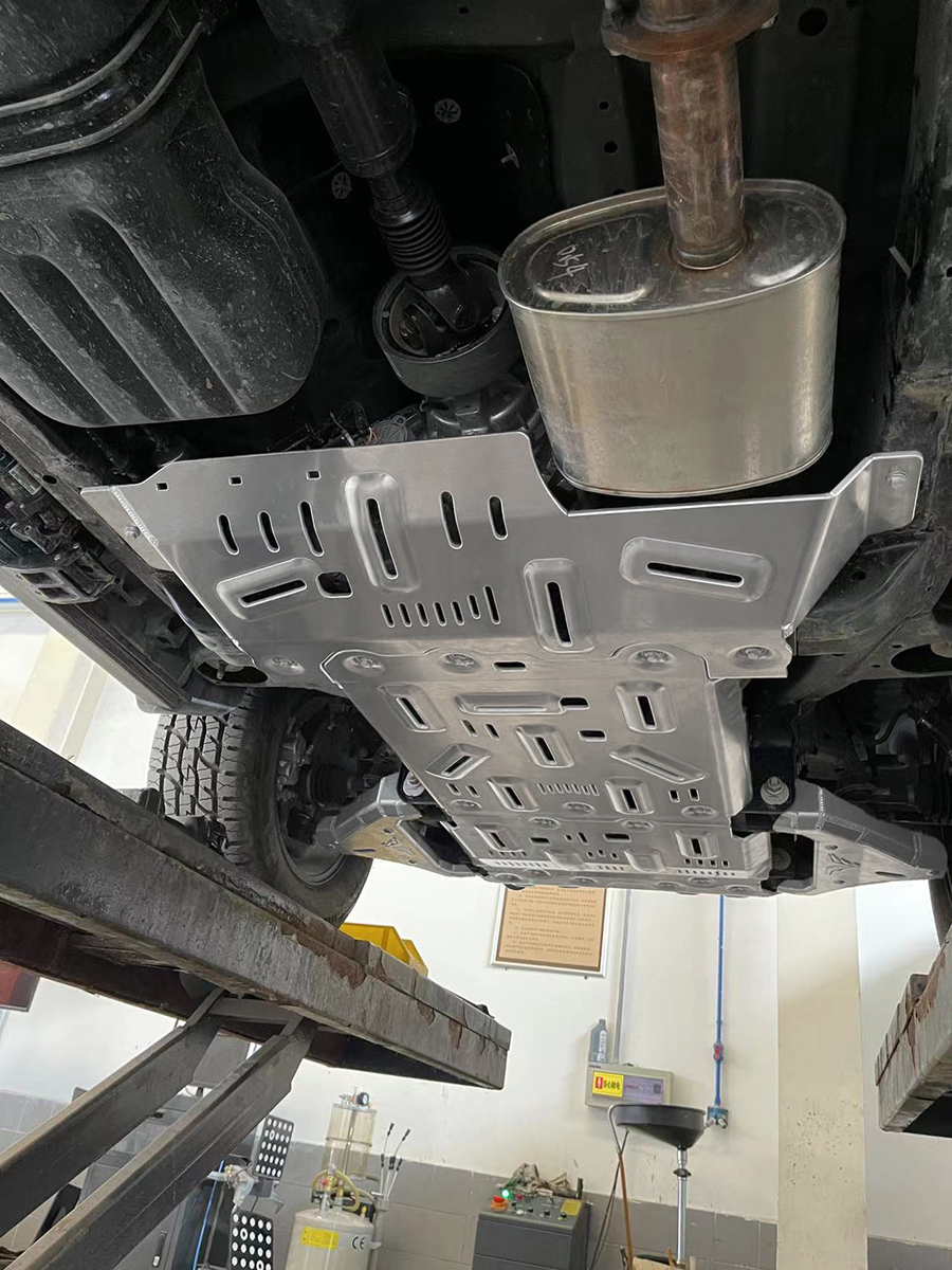 Защита Falcon радиатора, картера, РК, КПП для TANK 300 Off-road version, расширенная., алюминиевая, 8 мм