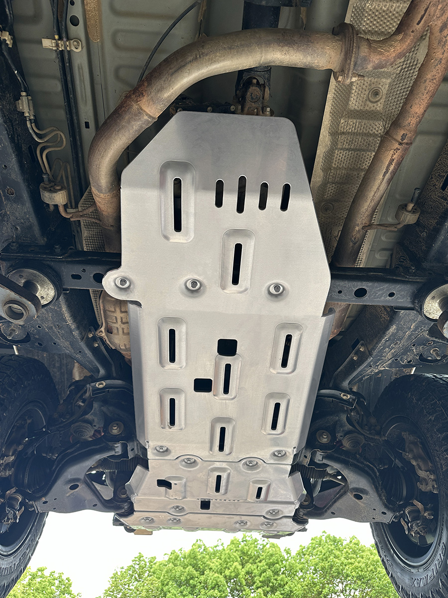 Защита Falcon радиатора, картера, РК, КПП для Toyota Hilux 2015-2024, алюминий, 8 мм