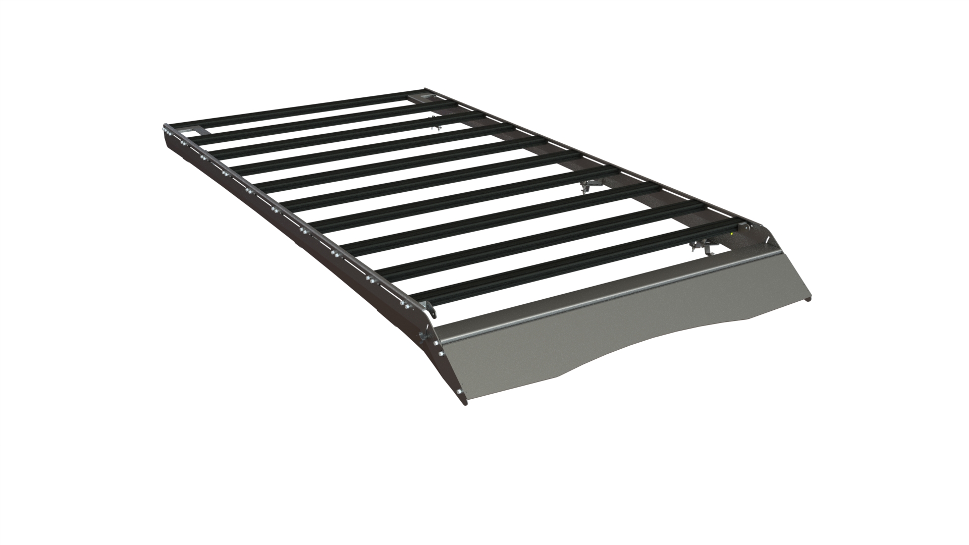 Багажник экспедиционный STC (Toyota Fortuner 2015+) + Шторка