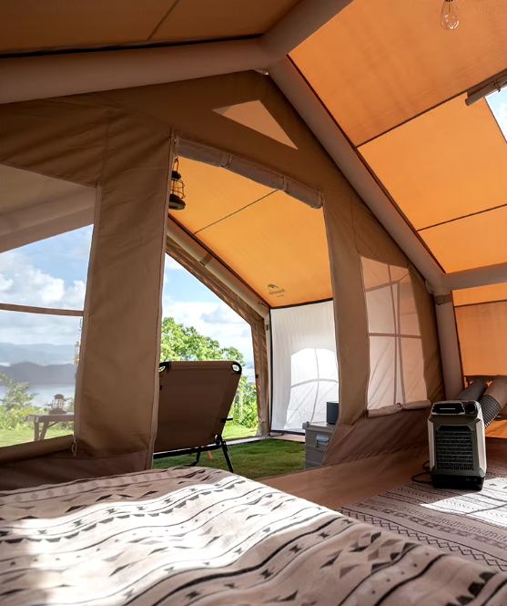 Палатка Naturehike надувная Extend Air 17.2 , цвет песочный