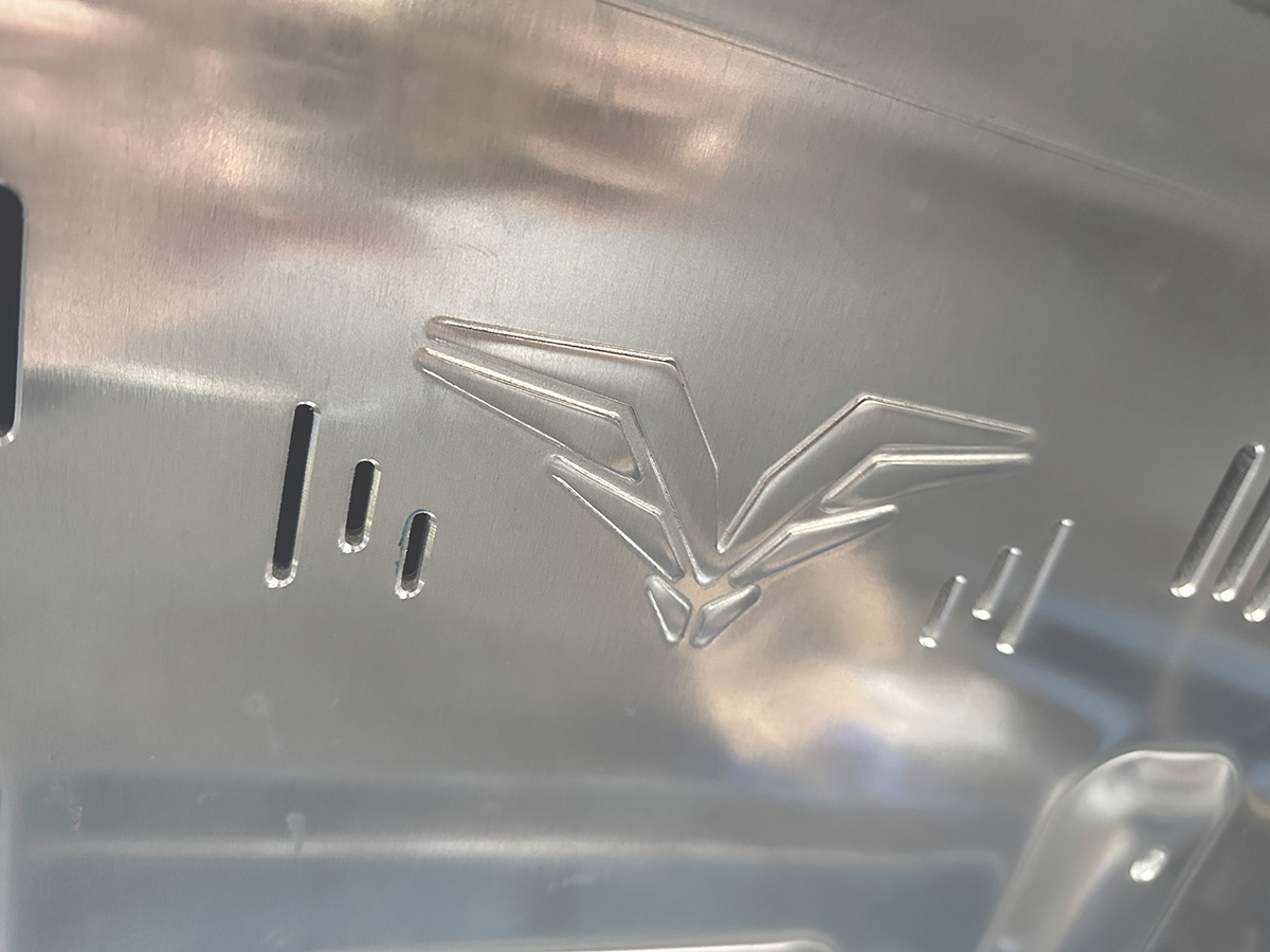 Защита Falcon радиатора, картера, РК, КПП для Dodge RAM 1500 2022-2024, алюминий, 8 мм