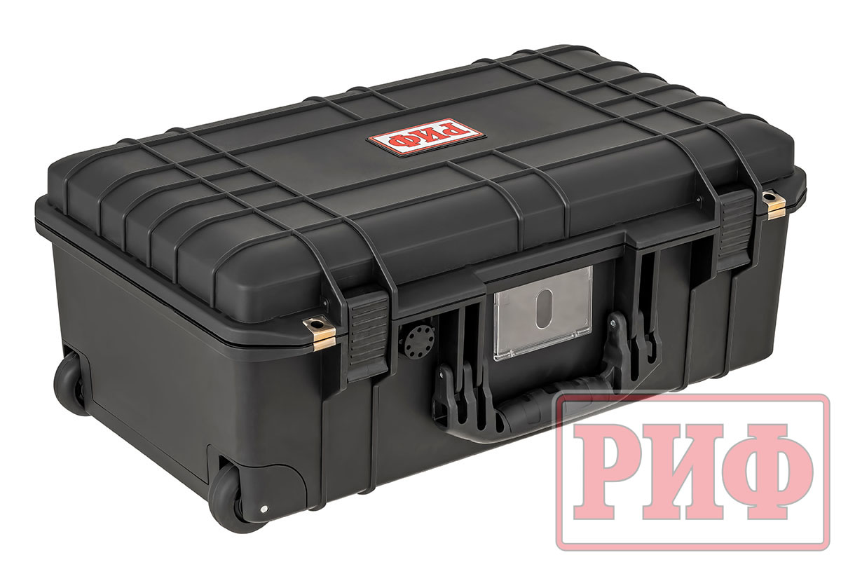 Кейс защитный ударопрочный РИФ 558х355х228 мм IP67 на колесах с телескопической ручкой