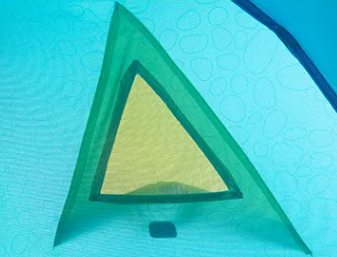 Палатка Naturehike P-Series 4-местная, алюминиевый каркас, голубая