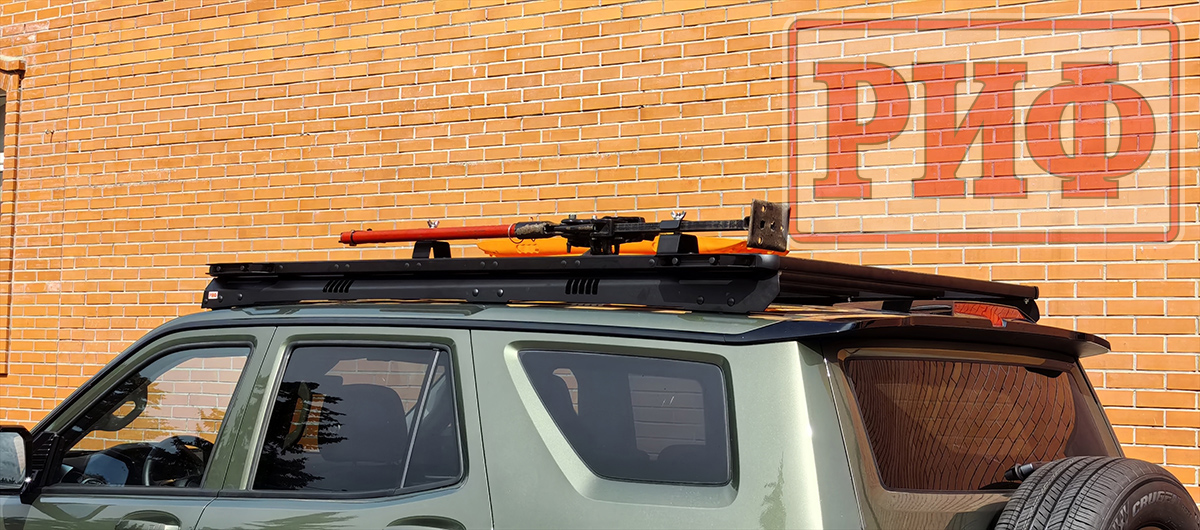 Багажник экспедиционный (платформа) алюминиевый РИФ 1250x2080 мм для TANK 400 (с крепежом)