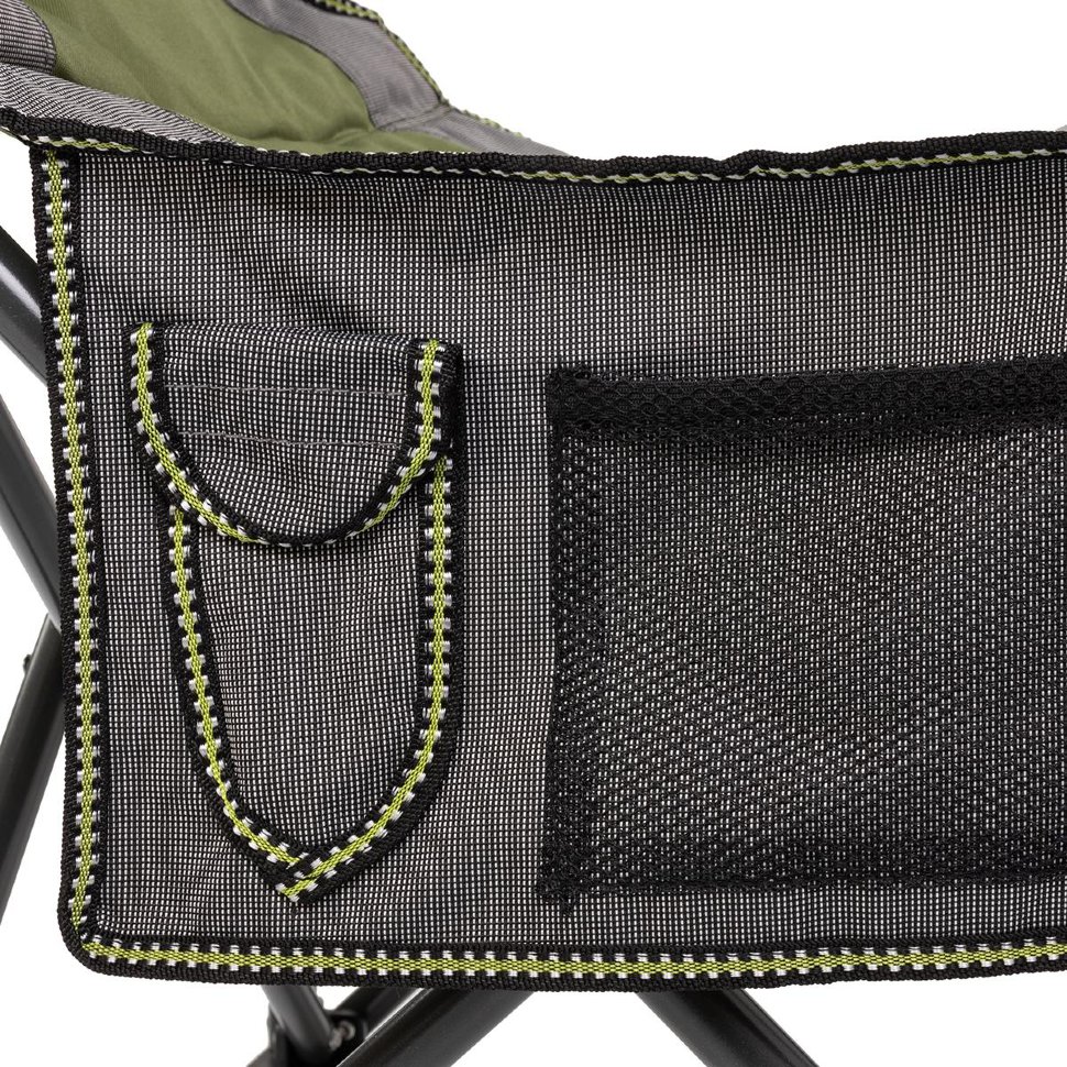 Кресло складное CAMP MASTER зеленый-серый, до 100 кг