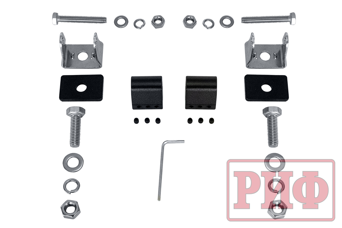 Светодиодная фара водительского света РИФ с ДХО 434 мм 96W