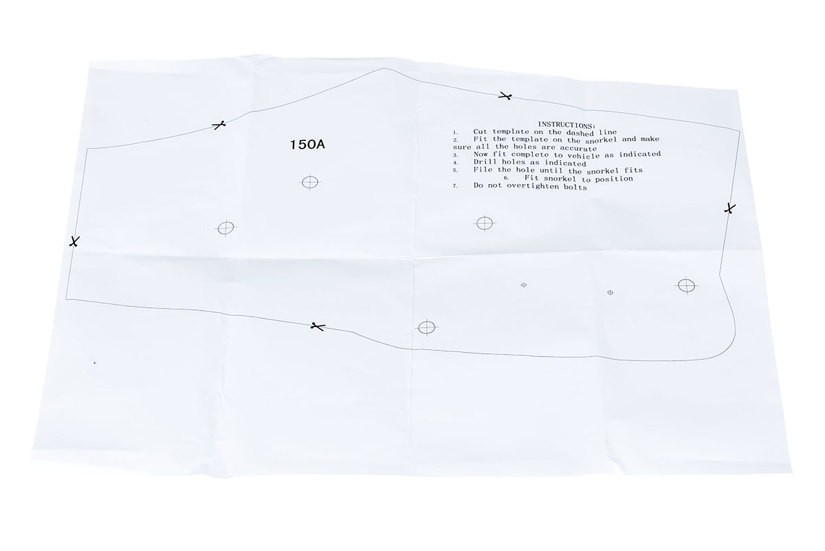 Шноркель для Toyota Land Cruiser Prado 150 (3.0 TD, 1KD-FTV) (ST150A)