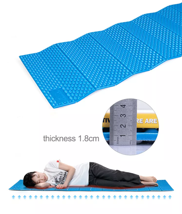 Коврик туристический Naturehike 185х56х1.8 см. IXPE, голубой