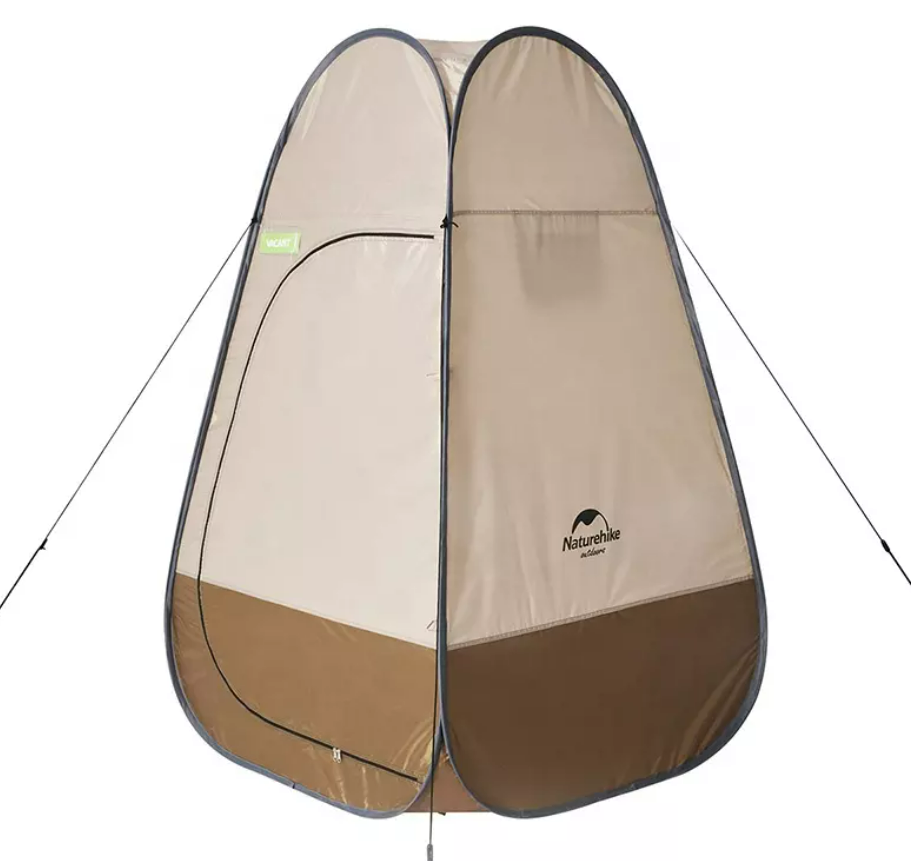 Палатка Naturehike быстрораскрываемая, душ-туалет, 115х115х190 см. коричневый (уценка)