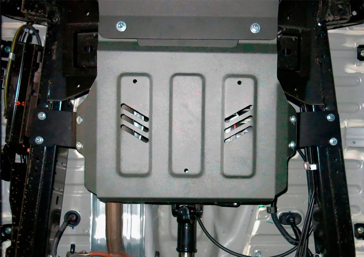 Защита РК ММС L200 4WD (2015- ) AL 6 мм