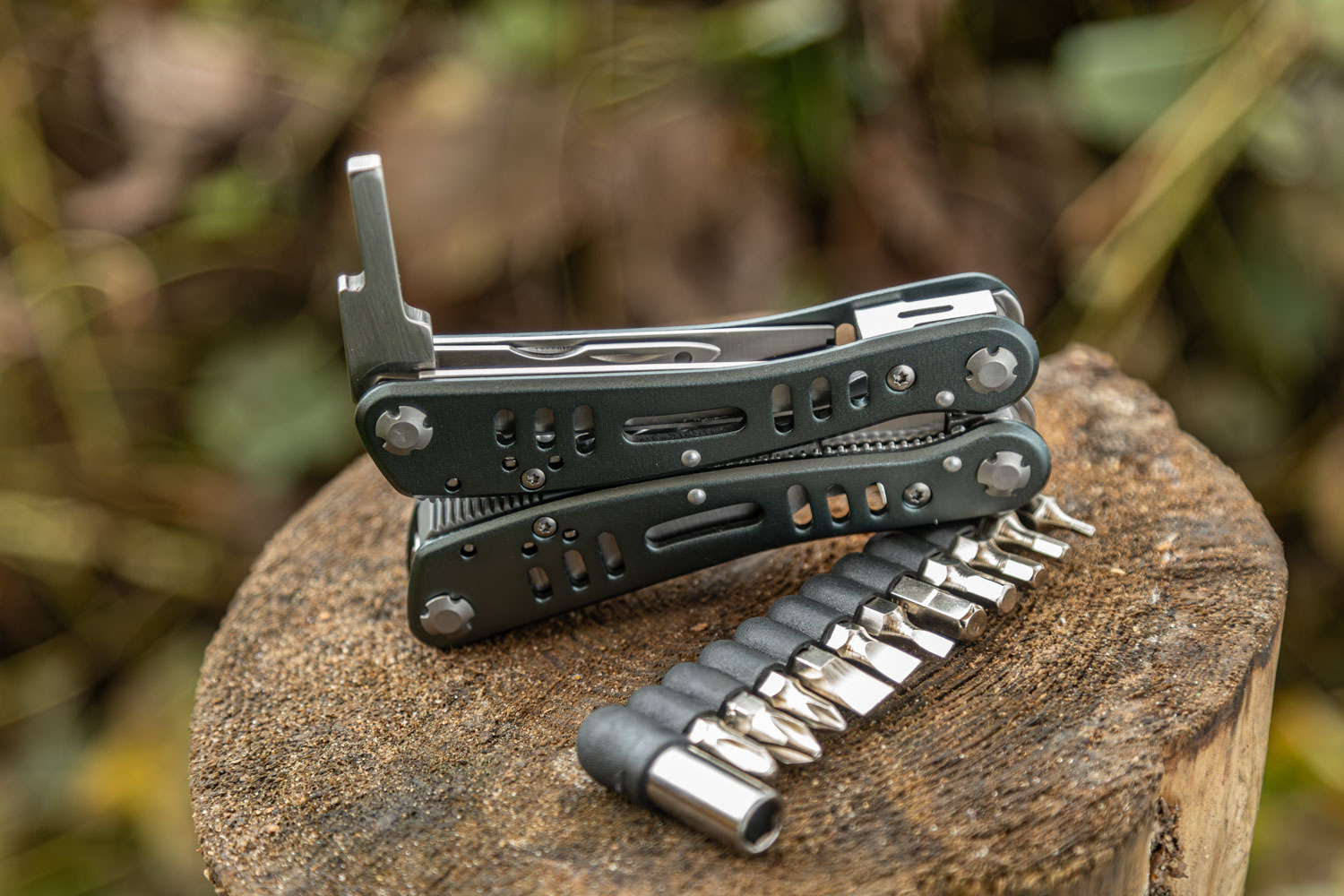 Мультитул GANZO, 165х18 мм, 24 предмета, цвет голубой